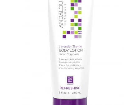 ANDALOU - Lavender Thyme Refreshing Body Lotion - 8 fl. oz. (236 ml) Hot on Sale