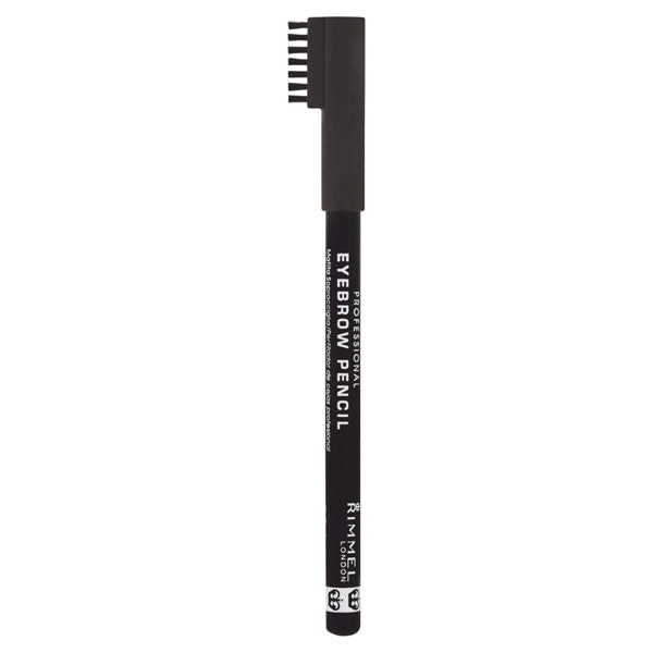 RIMMEL - Professional Eyebrow Pencil #004 Black Brown - 0.05 oz. (1.4 g) Supply