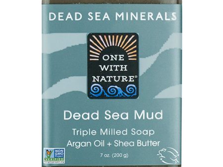 ONE WITH NATURE - Dead Sea Mud Bar Soap - 7 oz. (200 g) For Discount