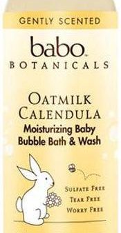 BABO - Moisturizing Baby Bubble Bath & Wash Oatmilk Calendula - 13.5 fl. oz. (400 ml) Online Hot Sale