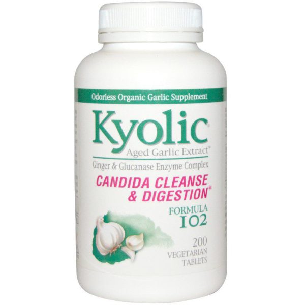 KYOLIC - Aged Garlic Extract plus Enzyme Formula 102 - 200 Tablets Online Hot Sale