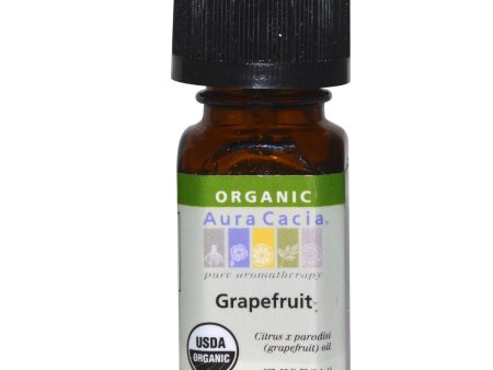 AURA CACIA - Organic Essential Oil Grapefruit - 0.25 fl. oz. (7.4 ml) Discount