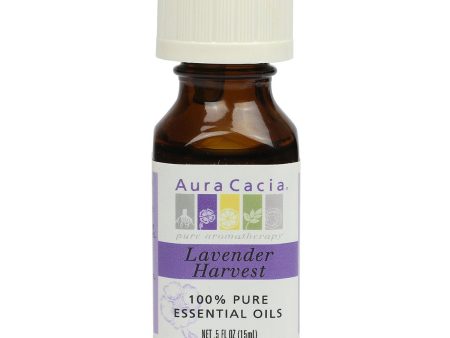 AURA CACIA - 100% Pure Essential Oil Lavender Harvest - 0.5 fl. oz. (15 ml) Discount