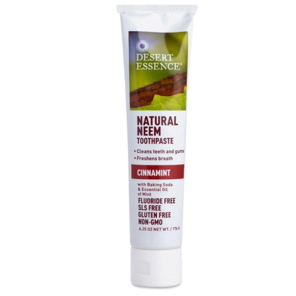 DESERT ESSENCE - Neem Cinnamint Toothpaste - 6.25 oz. (176 g) For Sale