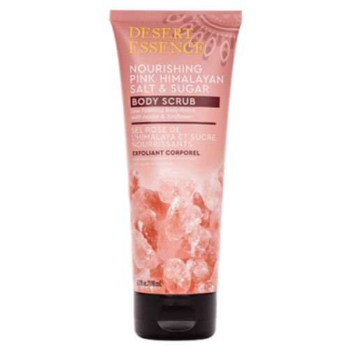 DESERT ESSENCE - Nourishing Pink Himalayan Salt & Sugar Body Scrub - 6.7 fl oz (198 ml) For Sale