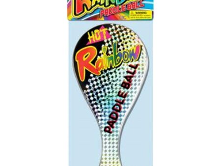 JA-RU - Rainbow Paddle Ball - 1 Pack Cheap