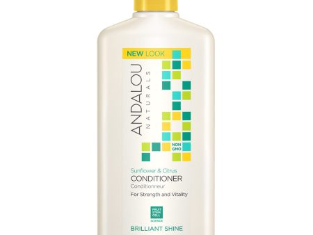 ANDALOU - Sunflower & Citrus Brilliant Shine Conditioner - 11.5 fl. oz. (340 ml) For Sale