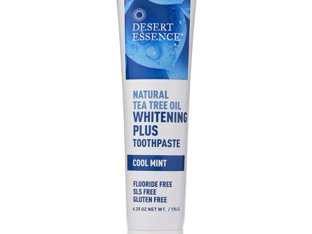 DESERT ESSENCE - Whitening Plus Toothpaste Cool Mint - 6.25 oz. (176 g) Online