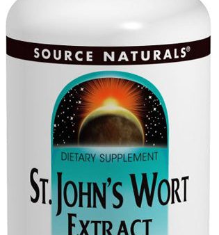 SOURCE NATURALS - St. John s Wort Extract 300 mg - 120 Tablets on Sale