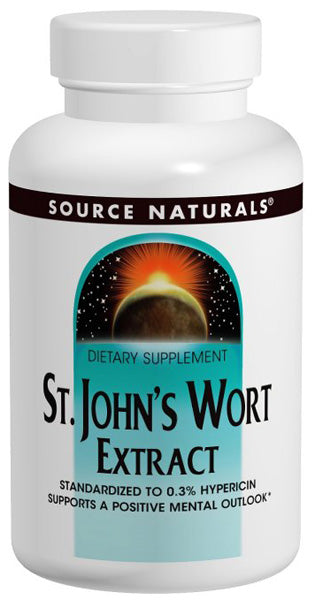 SOURCE NATURALS - St. John s Wort Extract 300 mg - 120 Tablets on Sale