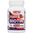 DEVA - Vegan Biotin 6000 mcg - 90 Tablets Cheap