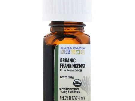 AURA CACIA - Frankincense Essential Oil - 0.25 fl oz (7.4 ml) Sale