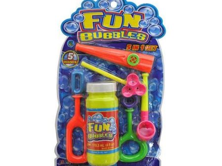 JA-RU - Fun Bubbles Kit - 6 Pieces For Sale