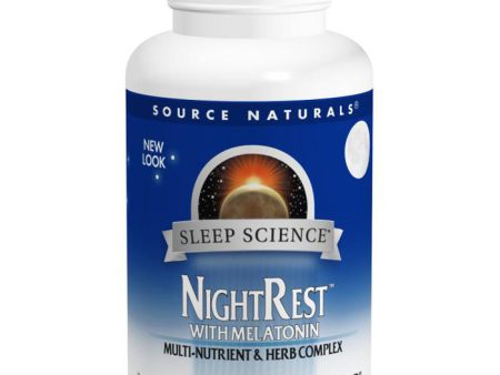 SOURCE NATURALS - Sleep Science NightRest with Melatonin - 200 Tablets Online Sale