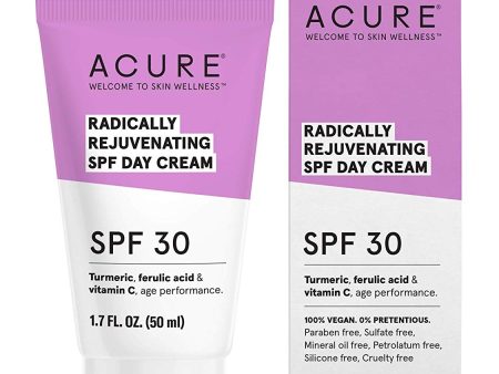 ACURE - Radically Rejuvenating SPF 30 Day Cream - 1.7 fl oz (50 ml) Online Sale