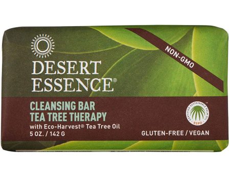 DESERT ESSENCE - Cleansing Bar Tea Tree Therapy - 5 oz. (142 g) Discount