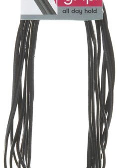 SCUNCI - No-Slip Grip Headwraps Black - 8 Pack Fashion