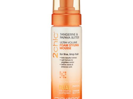 GIOVANNI - 2Chic Ultra Volume Foam Styling Mousse - 7 fl. oz. (207 ml) Online