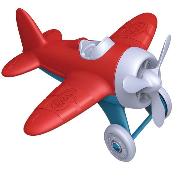 GREEN TOYS - Airplane Red - 1 Toy For Sale