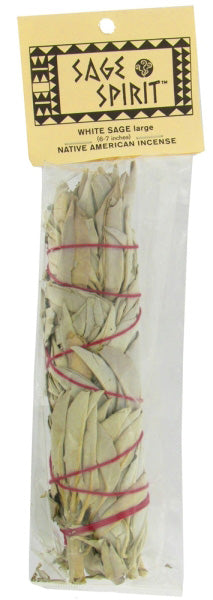 SAGE SPIRIT - Smudge Wand White Sage - 7 Inch Online now